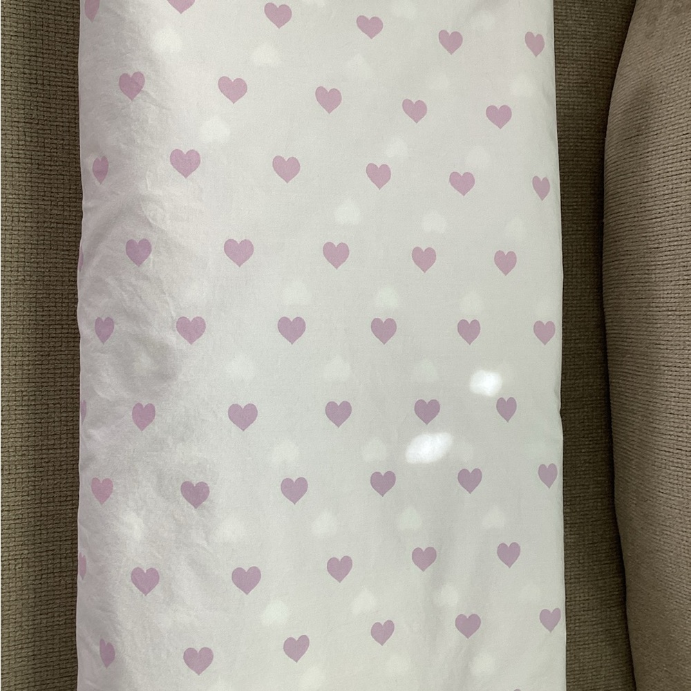 Pottery Barn Kids”Hearts” Reversible Full/Queen Duvet Cover